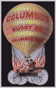American Trade Card Advertising the Columbus Buggy Company, Columbus, Ohio by American School